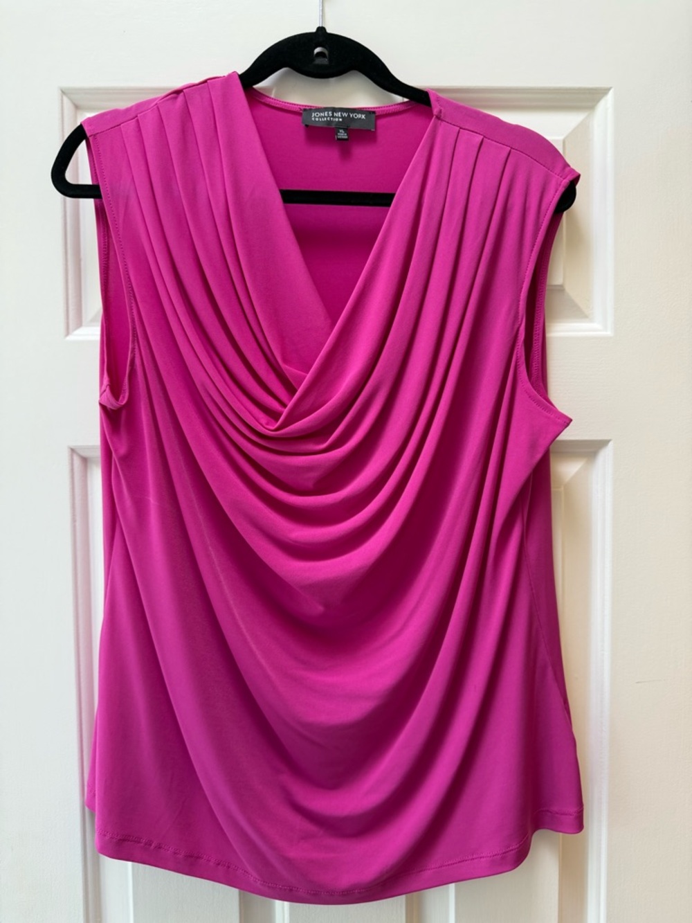 Like New - Jones New York Draped Cowl Neck Sleeveless